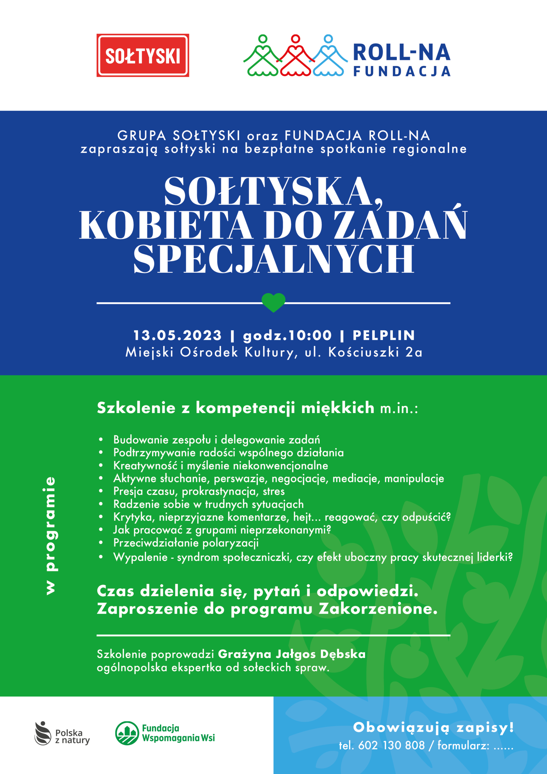 Rollna plakat sołtyski